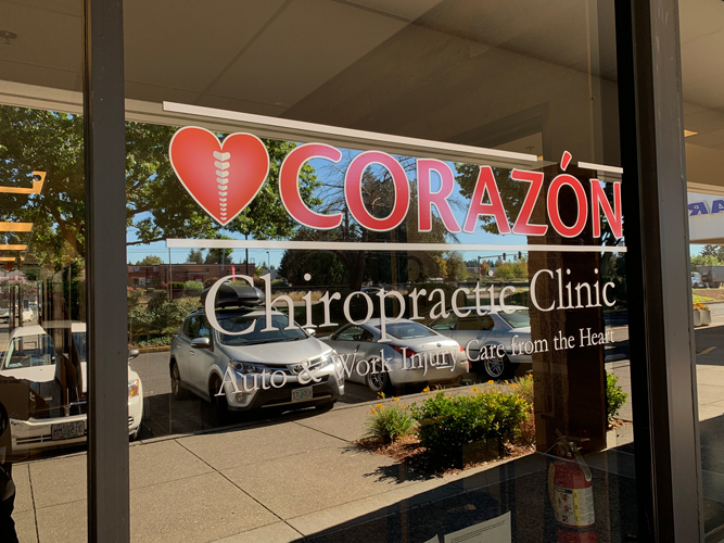 Chiropractic Hillsboro OR Front Door of Corazon Chiropractic Clinic