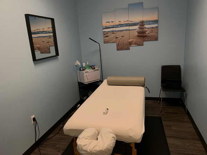 Chiropractic Hillsboro OR Massage Room at Corazon Chiropractic Clinic