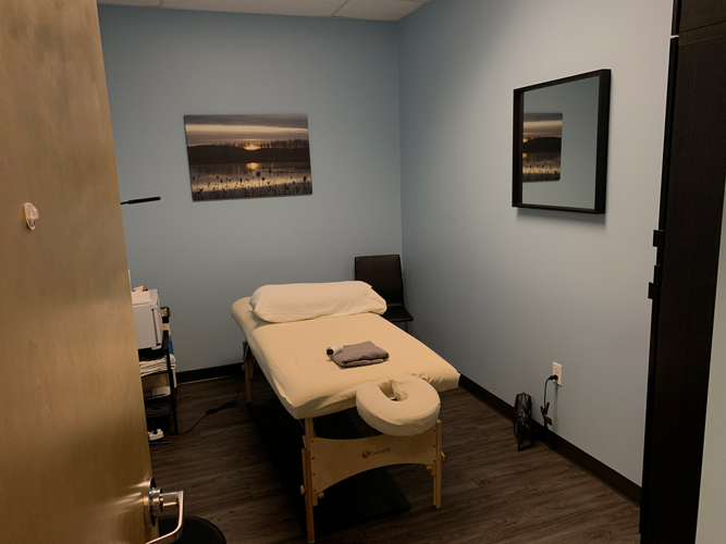 Chiropractic Hillsboro OR Massage Room at Corazon Chiropractic Clinic