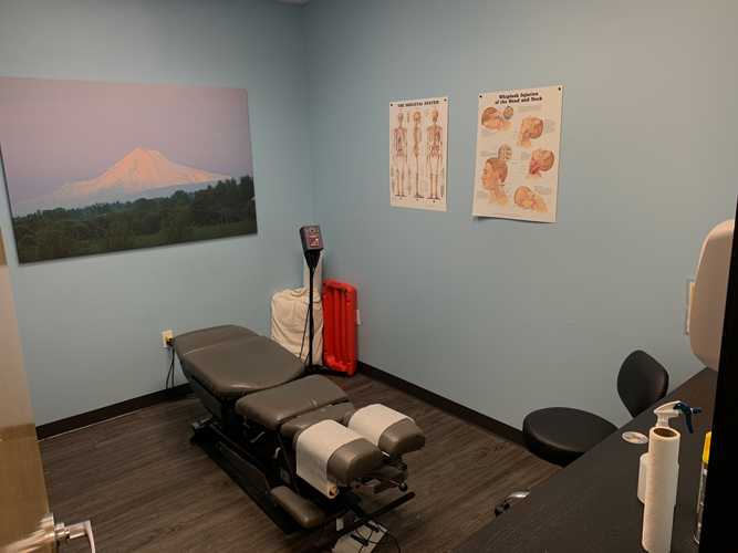 Chiropractic Hillsboro OR Treatment Room at Corazon Chiropractic Clinic